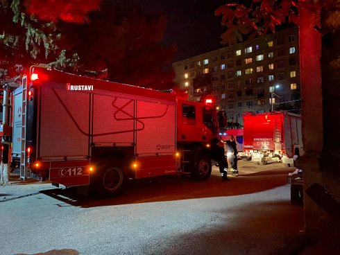 ხანძარი რუსთავში