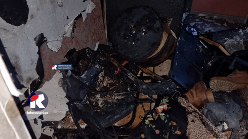 ძლიერი აფეთქება რუსთავში, საცხოვრებელ კორპუსში [video]