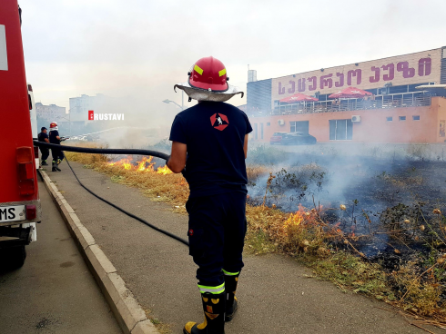 ხანძარი რუსთავში