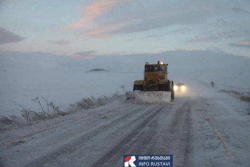 შეზღუდვები გზებზე თოვისა და დაბალი ტემპერატურის გამო