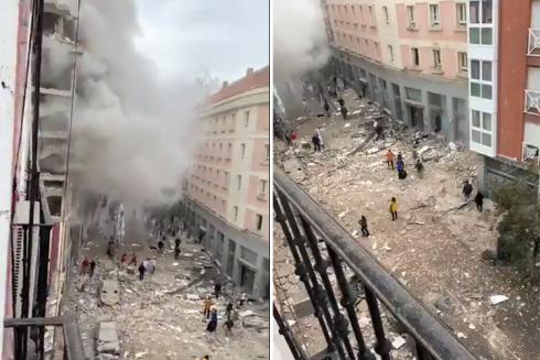 აფეთქება მადრიდში [video]