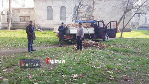 დასუფთავების სამუშაოები რუსთავში