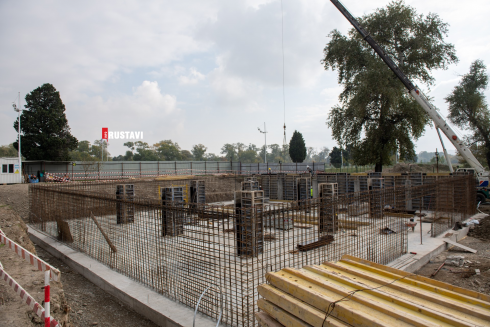 რა ეტაპზეა რუსთავში სპორტკომპლექსის მშენებლობა [photo]