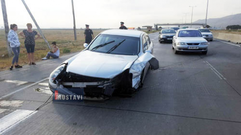 ავარია რუსთავი-თბილისის მაგისტრალზე (ვიდეო)