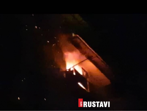 რუსთავში ხანძარს მსხვერპლი მოჰყვა [video]