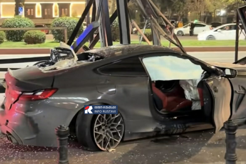 ავტოსაგზაო შემთხვევისას ერთი ადამიანი დაშავდა [Video]