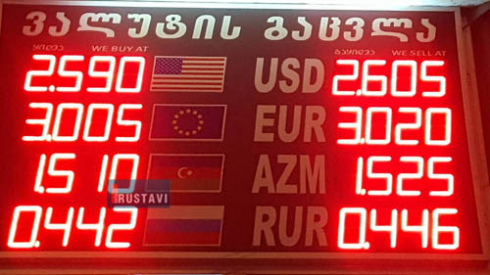 ლარი კვლავ გაუფასურდა