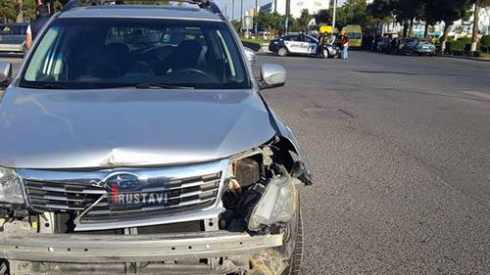 ავარია გზაჯვარედინზე (ვიდეო)