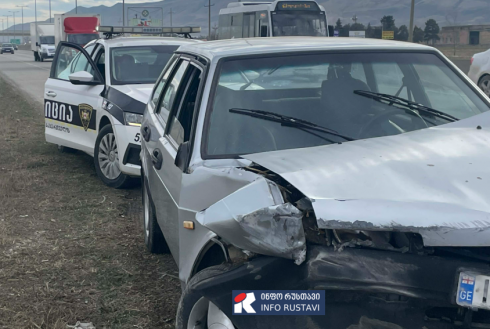 ავარია რუსთავი თბილისის-მაგისტრალზე