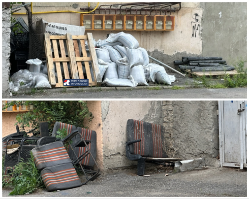 რამდენი ლარით დაჯარიმდებით რუსთავში, სადარბაზოში სხვადასხვა ნარჩენის დალაგებისთვის