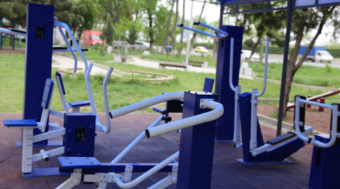 რუსთავის ქუჩებში ტრენაჟორები მოეწყობა [photo]