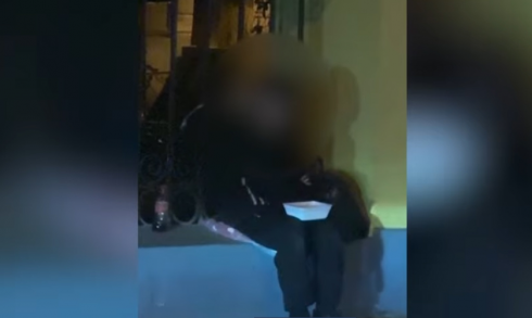 დედა შვილს მოწყალებას აიძულებდა [video]