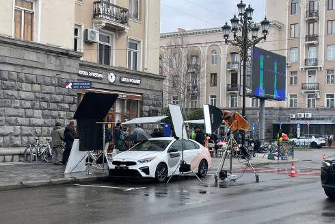 რუსთავში კოსტავაზე გადაღებები მიმდინარეობს